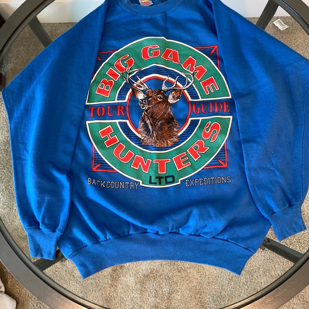 Men’s vintage hunting sweatshirts